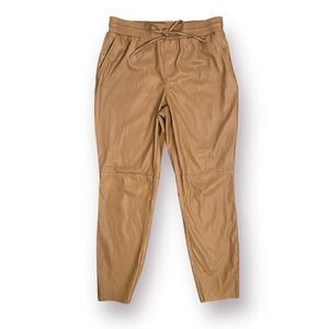 Cato Faux Leather Skinny Pants Leggings Ankle Length Cocoa Brown M
